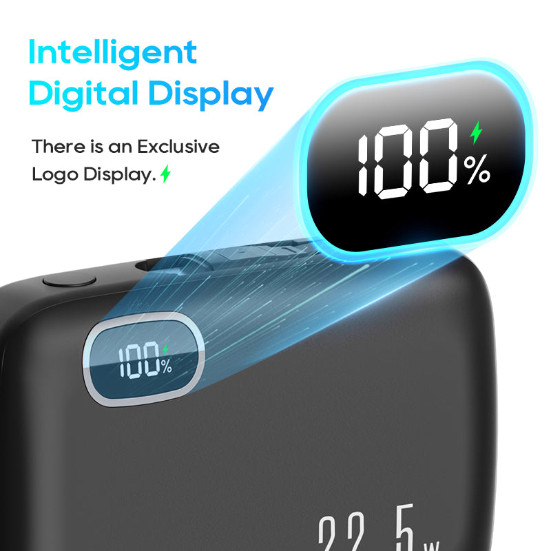 KUULAA KL-YD53 10000mAh Power Bank Cabled Design 22.5W Fast Phone Portable Charger KUULAA KL-YD53 10000mAh Power Bank Cabled Design 22.5W Fast Phone Portable Charger